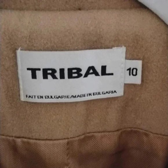 Tribal womens Brown Jacket/Shaket Size 10 - Picture 2 of 4